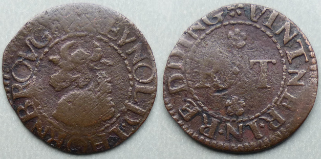 Reading, Reynold Thornbrough farthing Reading, Reynold Thornbrough farthing